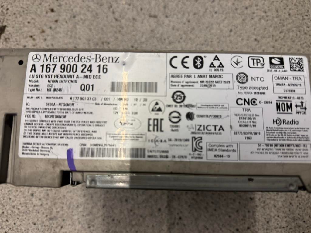 Mercedes ntg navigatie computer eenheid, Auto diversen, Ophalen of Verzenden, Zo goed als nieuw