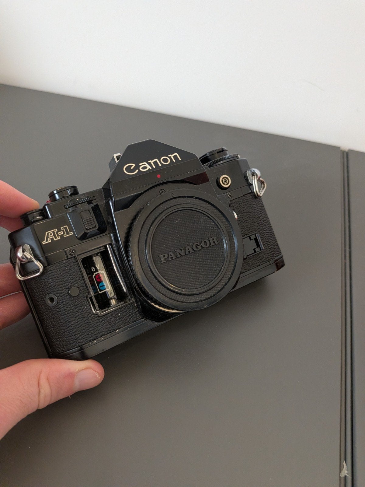 Canon A-1, Audio, Tv en Foto, Fotocamera's Analoog, Ophalen of Verzenden, Niet werkend, Spiegelreflex, Canon