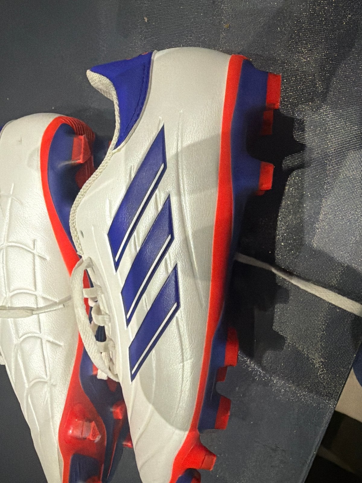 Adidas Copa Pure voetbalschoenen - Wit/Blauw/Rood, Ophalen of Verzenden, Nieuw, Schoenen