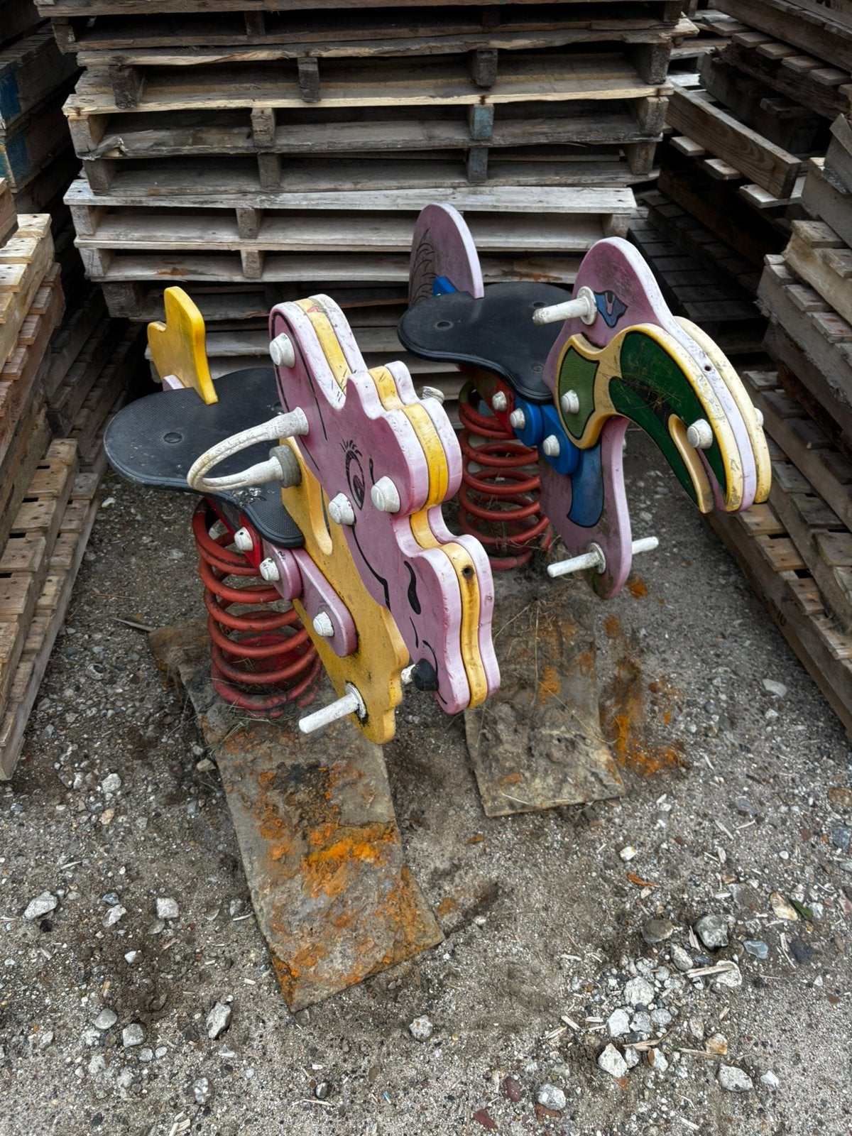Wip wap speeltuin figuren, Ophalen, Gebruikt, Schommel