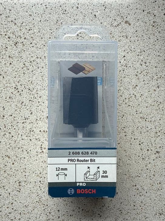 Bosch PRO frees  30mm - schacht 12mm - Nieuw in verpakking, Doe-het-zelf en Verbouw, Ophalen of Verzenden, Nieuw, Elektrisch, Bovenfrees