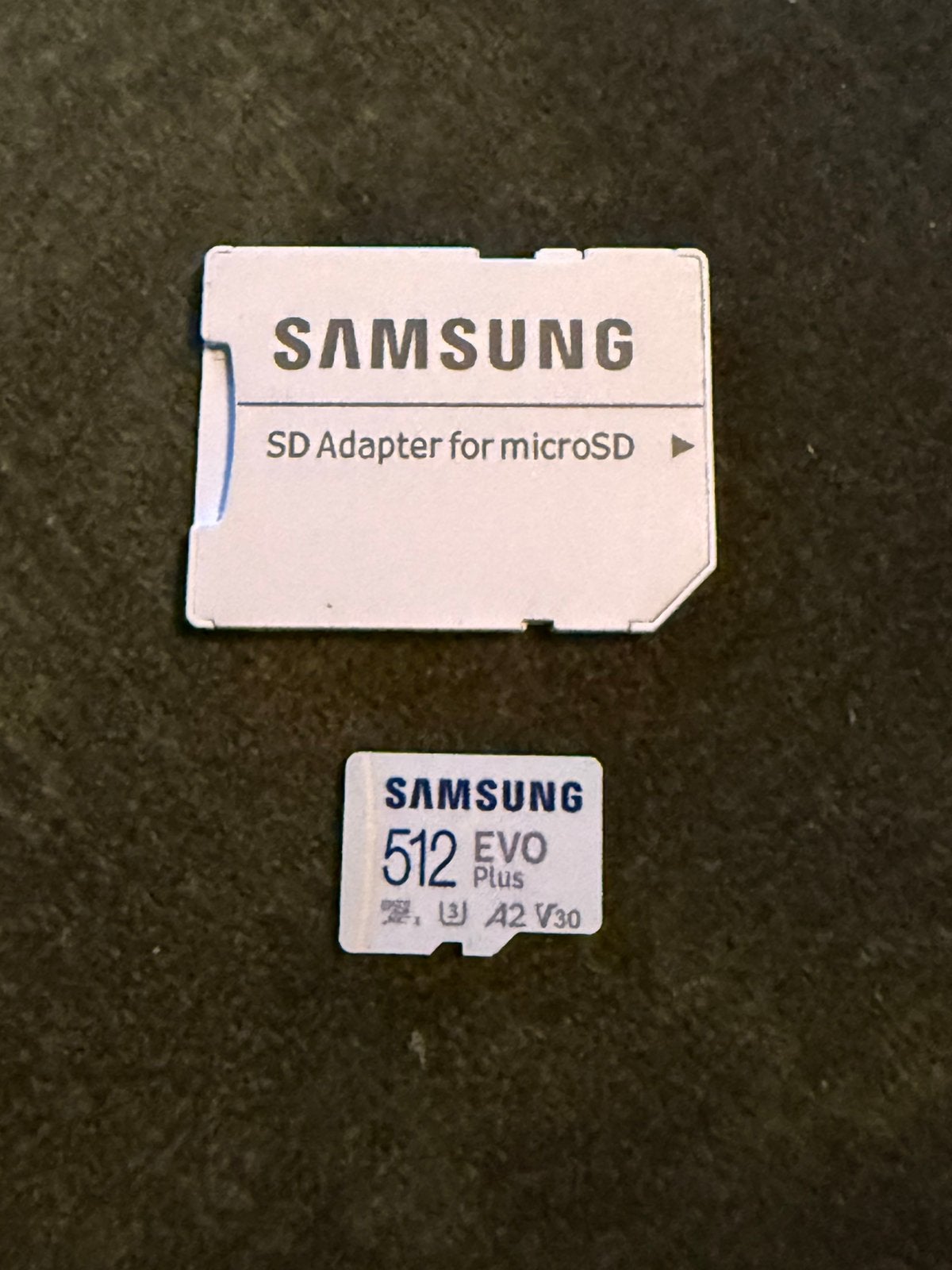 Samsung Evo 512gb micro sd card, Ophalen, Zo goed als nieuw, Fotocamera, 512 GB