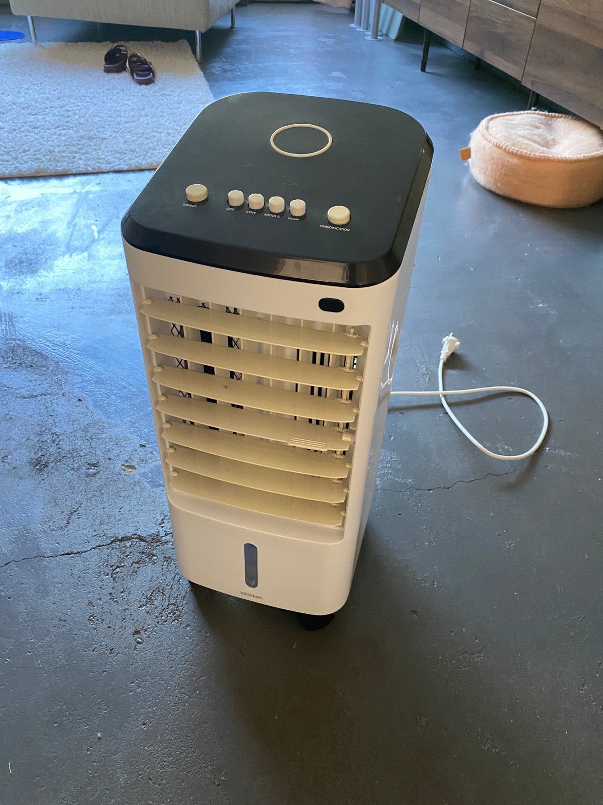 Water ventilator met koelelementen, Witgoed en Apparatuur, Ventilatoren, Ophalen, Zo goed als nieuw