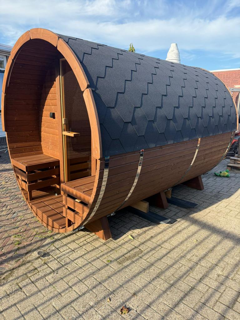 Nieuwe barrel Sauna, ., Fins of Traditioneel, Ophalen of Verzenden, BS