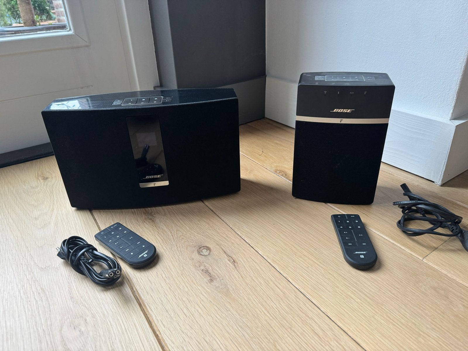 Bose SoundTouch 20 en SoundTouch 10 speakerset met afstandsb, Audio, Tv en Foto, Luidsprekers, 150 watt of meer, Gebruikt, Speakerset