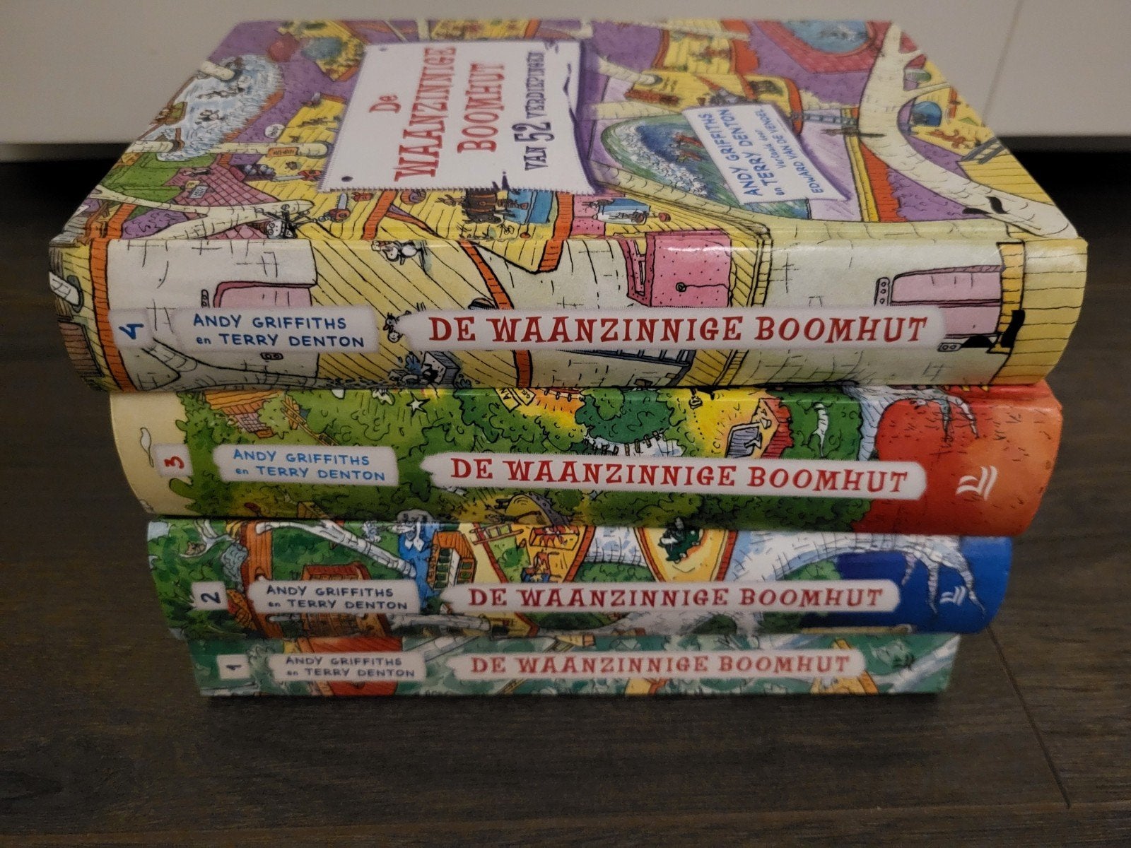 De Waanzinnige Boomhut - Complete serie (4 boeken), Ophalen, Gelezen, Andy Griffiths en Terry Denton, Fictie algemeen