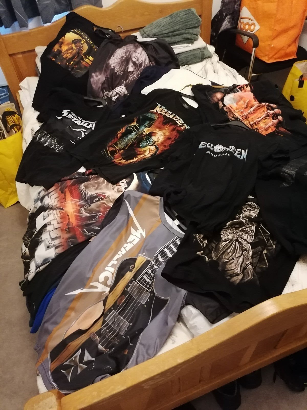 Metal rock shirts, Ophalen of Verzenden, Gedragen, Overige maten, Zwart