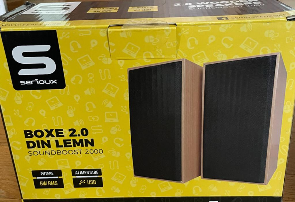 Serioux SRX-SB005C 2.0CH Multimedia Speaker Systeem, Overige merken, Nieuw, Ophalen of Verzenden, Minder dan 60 watt