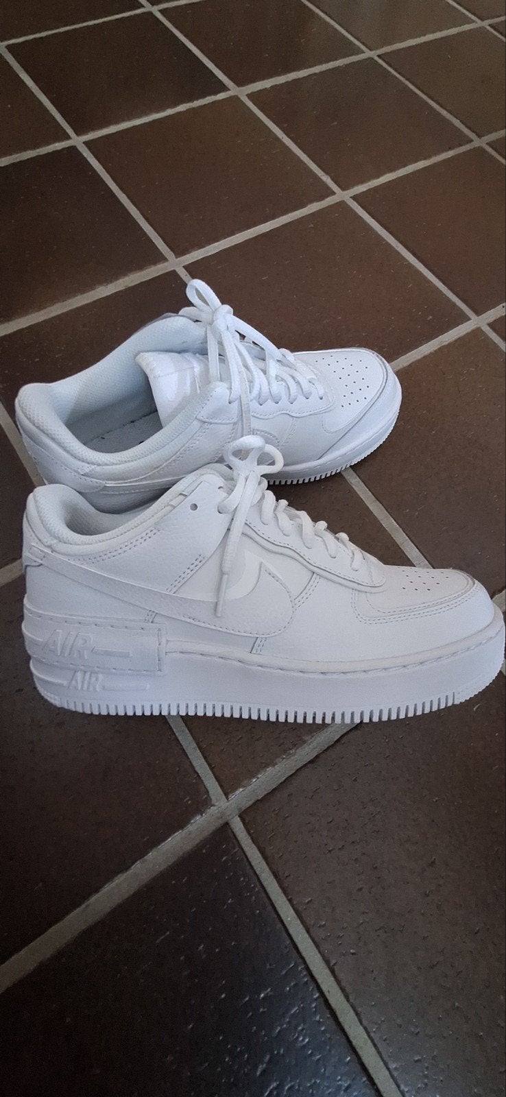 Witte Nike air force 1 shadow sneakers maat 39, Ophalen, Wit, Nike, Nieuw