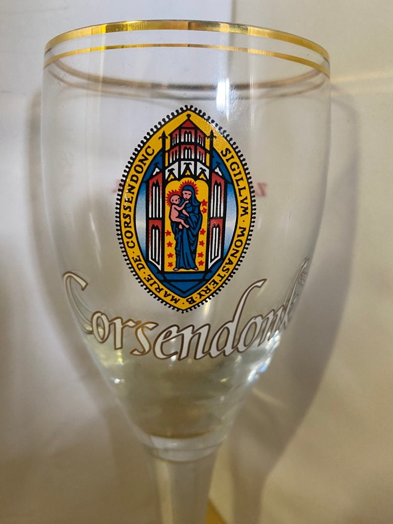 Corsendonk bierglas 25cl Belgisch abdijbier, Verzamelen, Ophalen of Verzenden, Zo goed als nieuw, Glas of Glazen, Overige merken