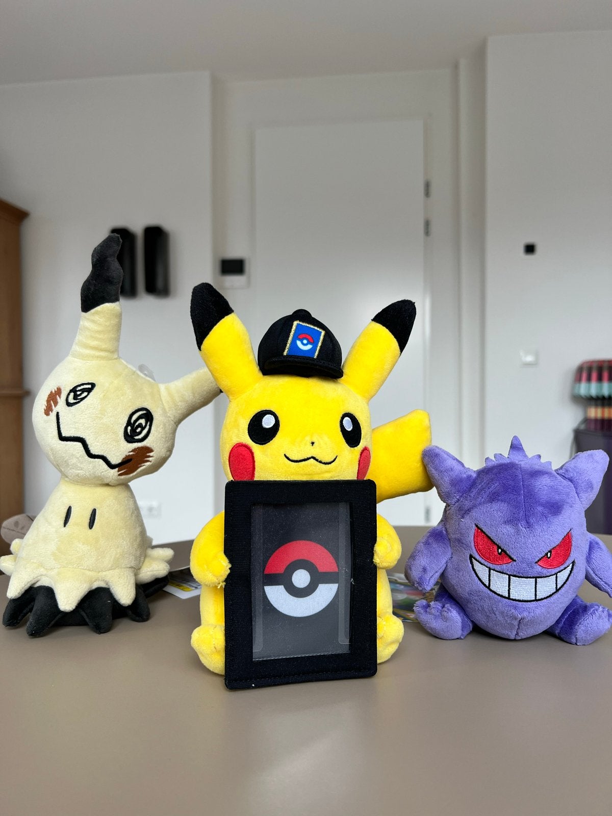 Pokémon plushies: Pikachu, Mimikyu en Gengar, Ophalen of Verzenden, Nieuw, Overige typen