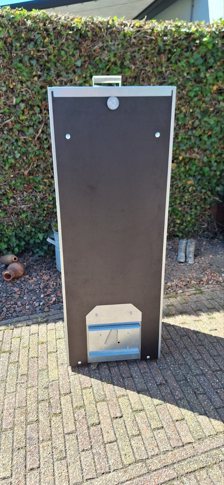 Rookkast Rookoven Rookton voor paling en andere vissoorten, Ophalen