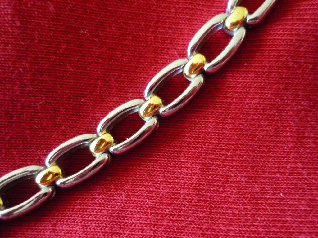 Vintage armband jaren 70, Sieraden, Tassen en Uiterlijk, Armbanden, Verzenden, Gebruikt, Zilver, Overige materialen