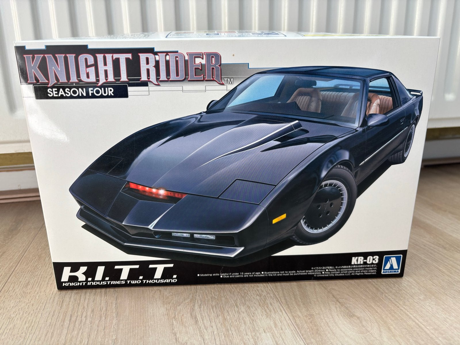 Aoshima Knight Rider K.I.T.T. Seizoen 4 Schaalmodel 1:24, Ophalen of Verzenden, Nieuw, Auto, Overige merken