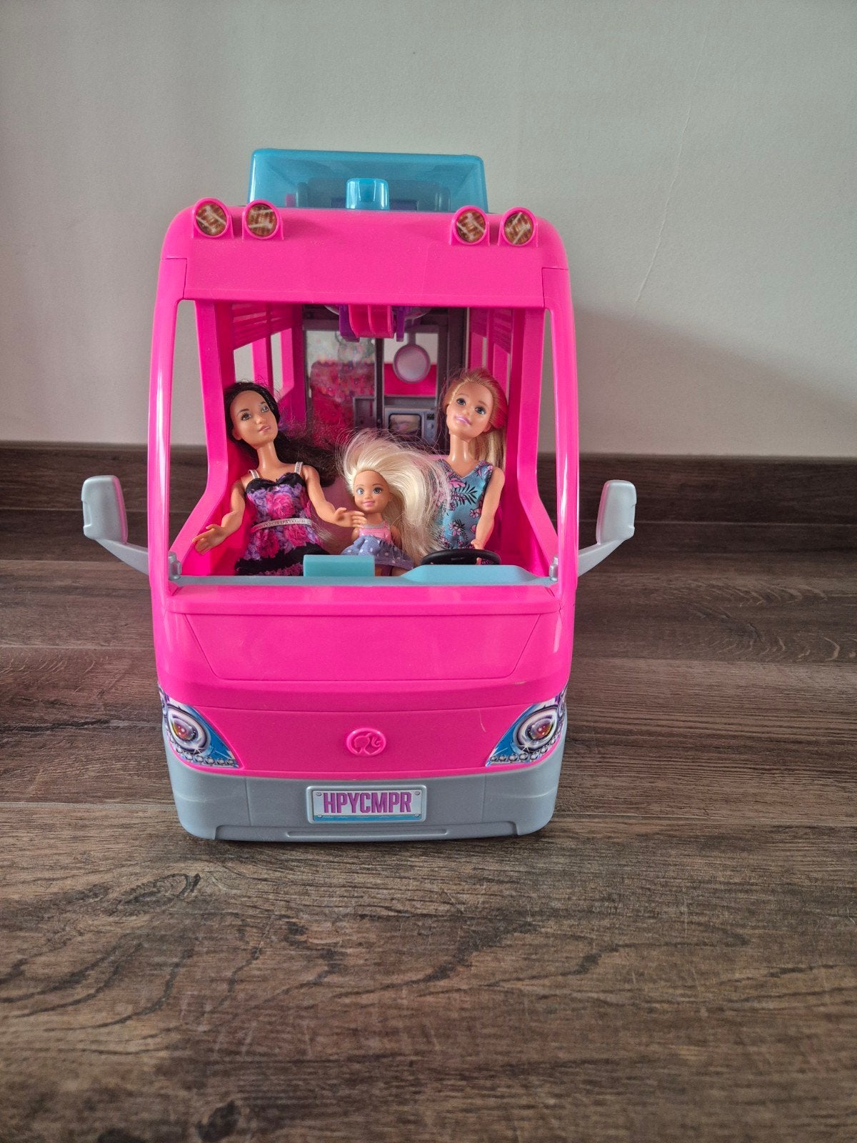 Barbie Camper met Zwembad en Accessoires, Ophalen of Verzenden, Barbie