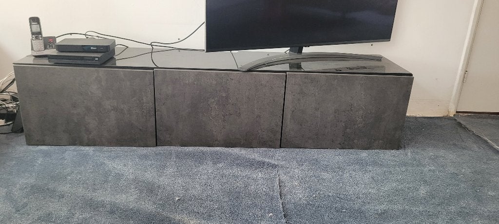 TV- meubel, Huis en Inrichting, Kasten | Televisiemeubels, Ophalen, Gebruikt, 150 tot 200 cm, Minder dan 100 cm
