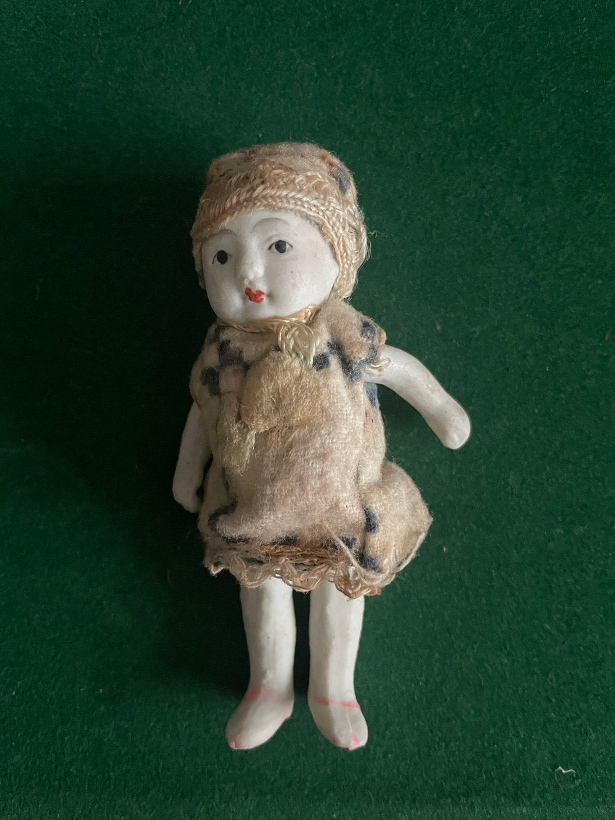 Antieke porseleinen popje, Ophalen of Verzenden