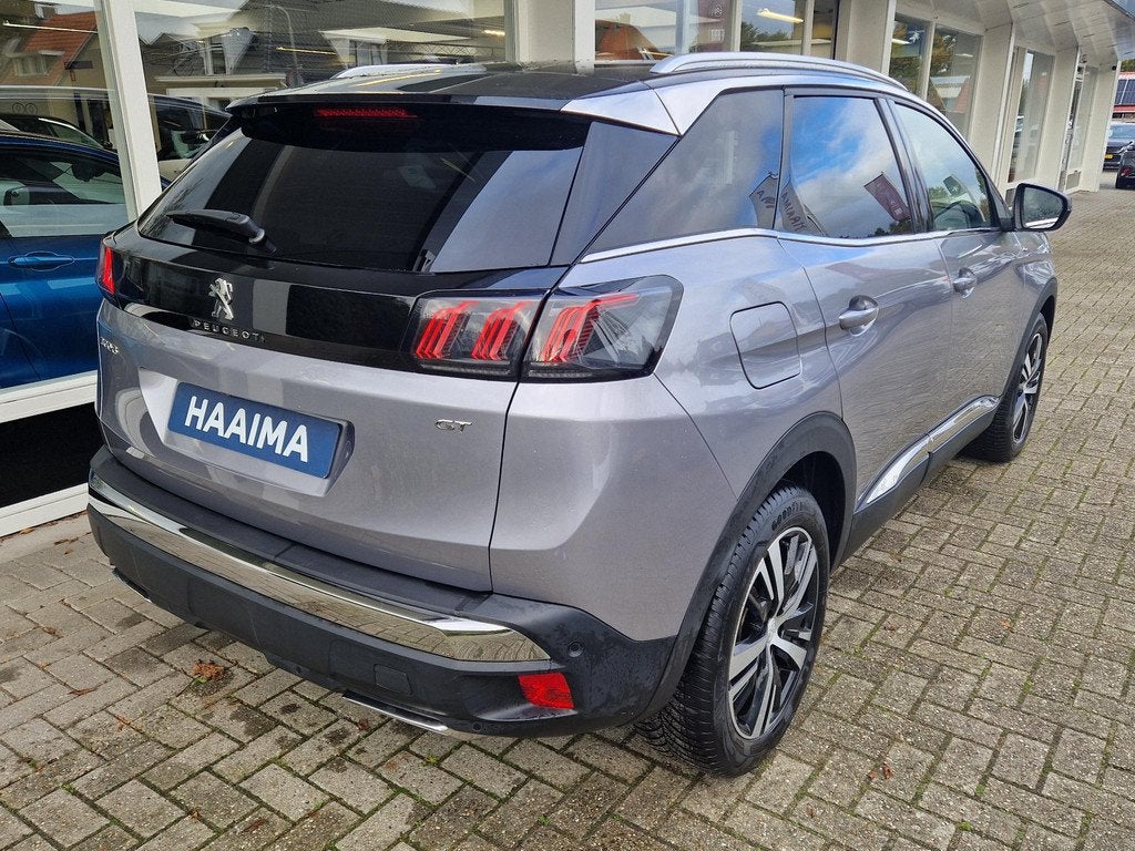 Peugeot 3008 1.2 Hybrid 145 GT | Climate & Cruise Control |, 145 pk, 1199 cc, Leder en Stof, Bedrijf