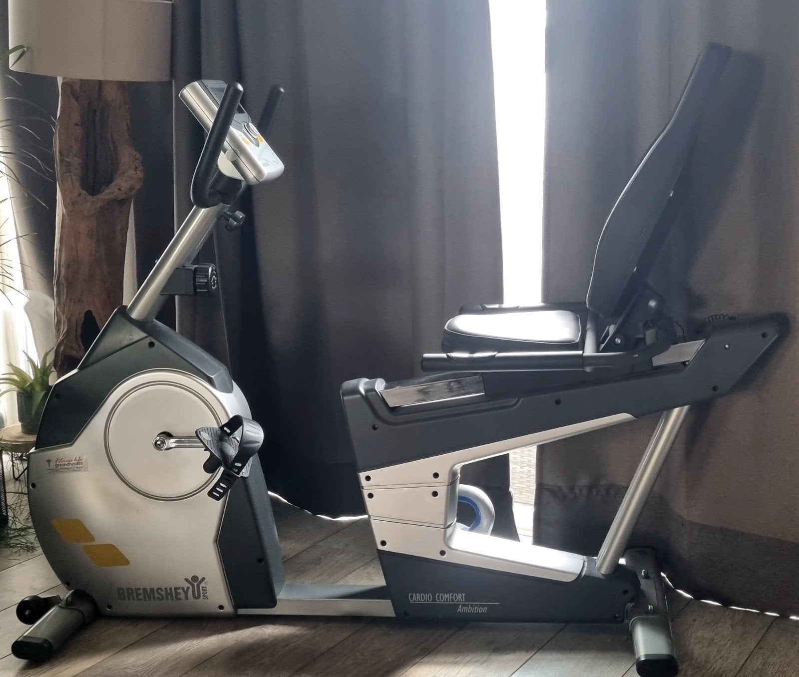 Bremshey Cardio Comfort Ligfiets/hometrainer., Ophalen, Overige materialen, Rug, Zo goed als nieuw