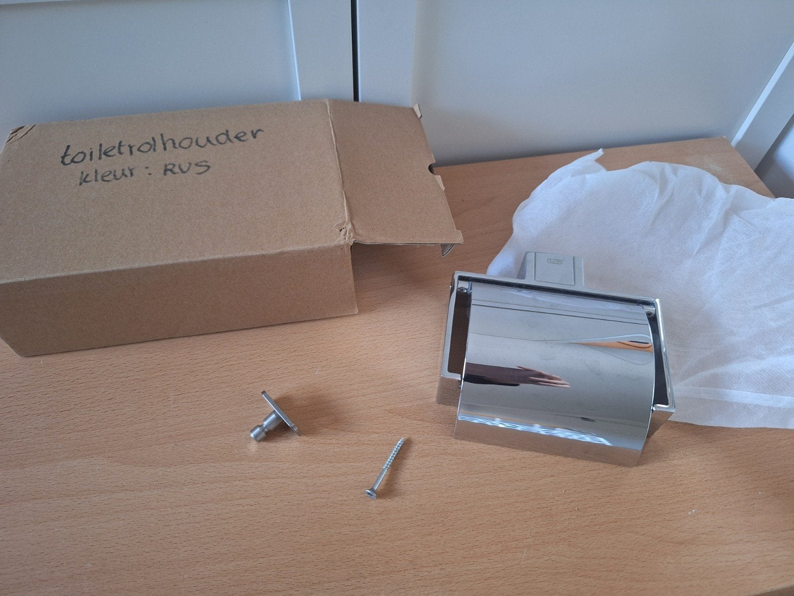 Toiletrolhouder RVS, Ophalen of Verzenden, Nieuw