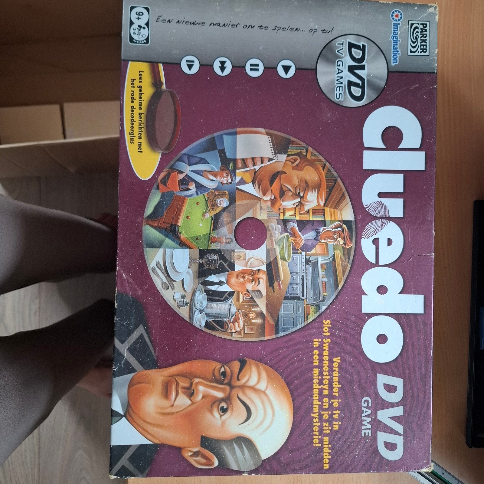 Cluedo DVD Game - Misdaadmysterie voor de TV, 3 spelers of meer, Ophalen of Verzenden, Gebruikt, Puzzel en Educatief