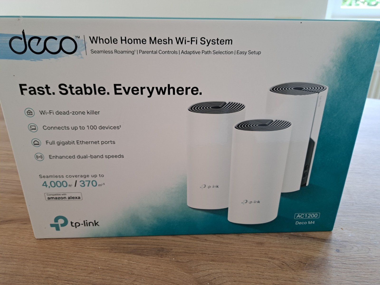 TP-Link Deco M4 AC1200 Wi-Fi Systeem (3-pack), Ophalen of Verzenden, Gebruikt, TP-Link