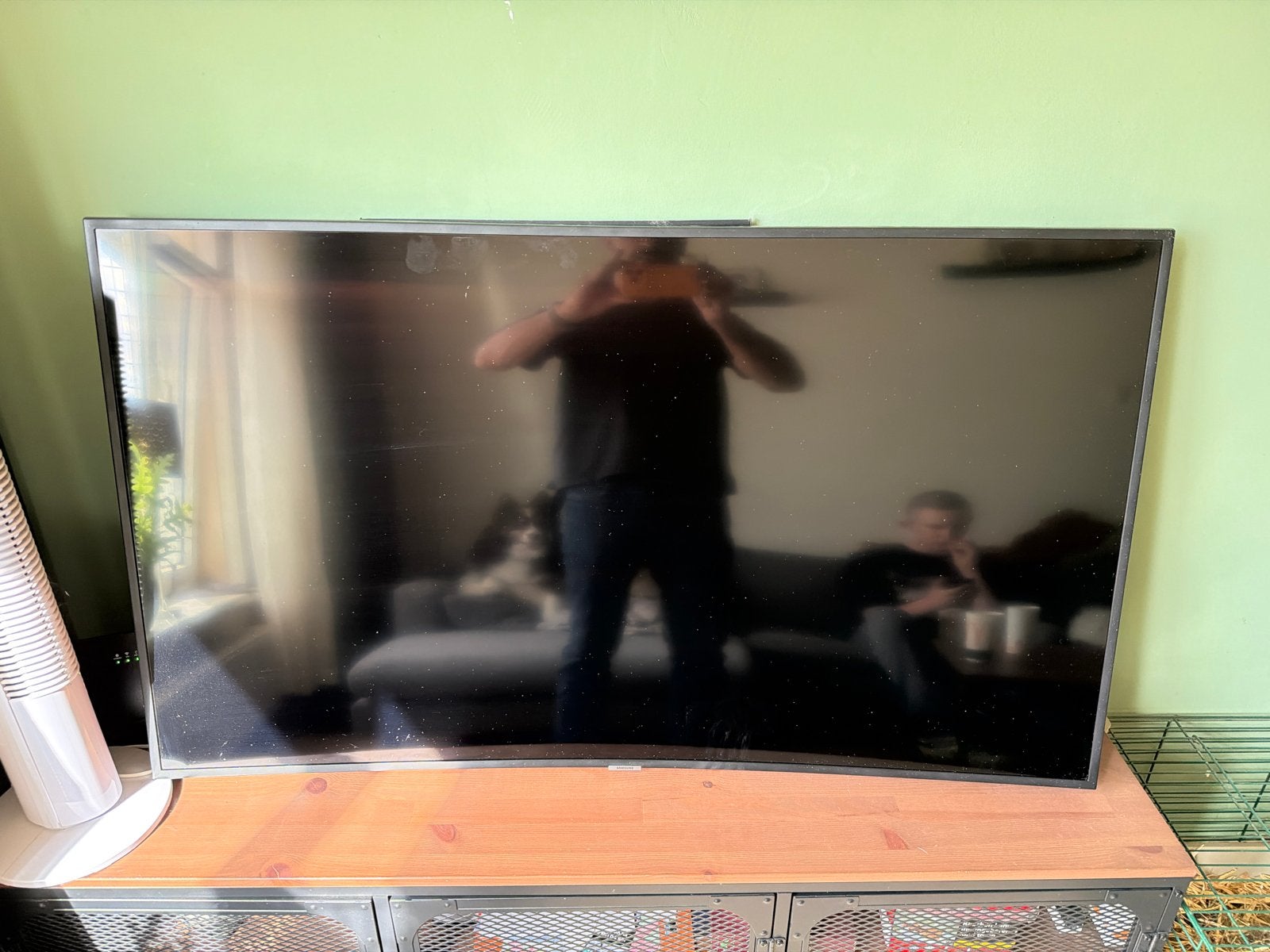 Samsung Curved UHD TV 55 inch - 4K Smart TV, Ophalen, LED, 50 Hz, Zo goed als nieuw