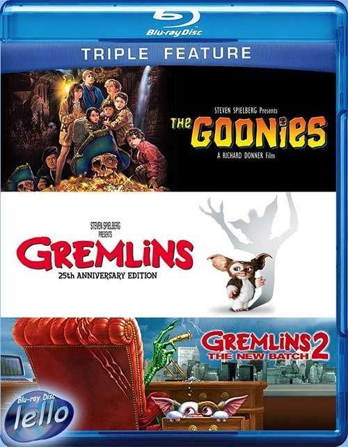 Blu-ray: The Goonies & Gremlins 1 & 2 (1985, 1984, 1990) NLO, Ophalen of Verzenden, Nieuw in verpakking, Avontuur