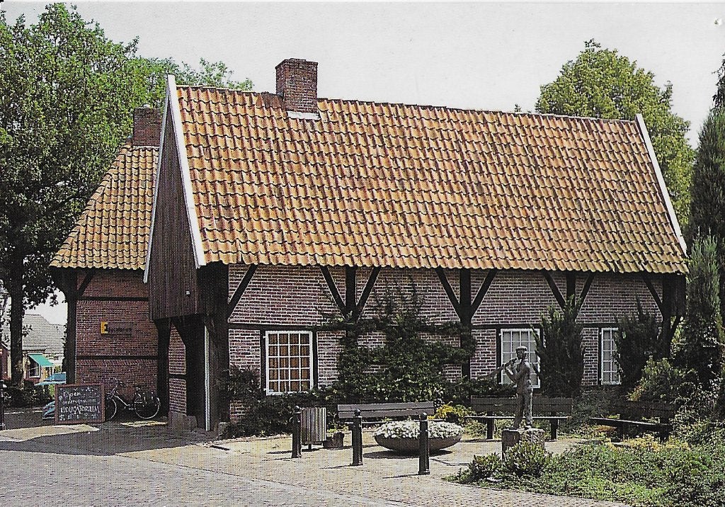 Ootmarsum keerweer met vakwerkhuis ansichtkaart ( 446 ), Ophalen of Verzenden, 1980 tot heden, Gelopen, Noord-Brabant