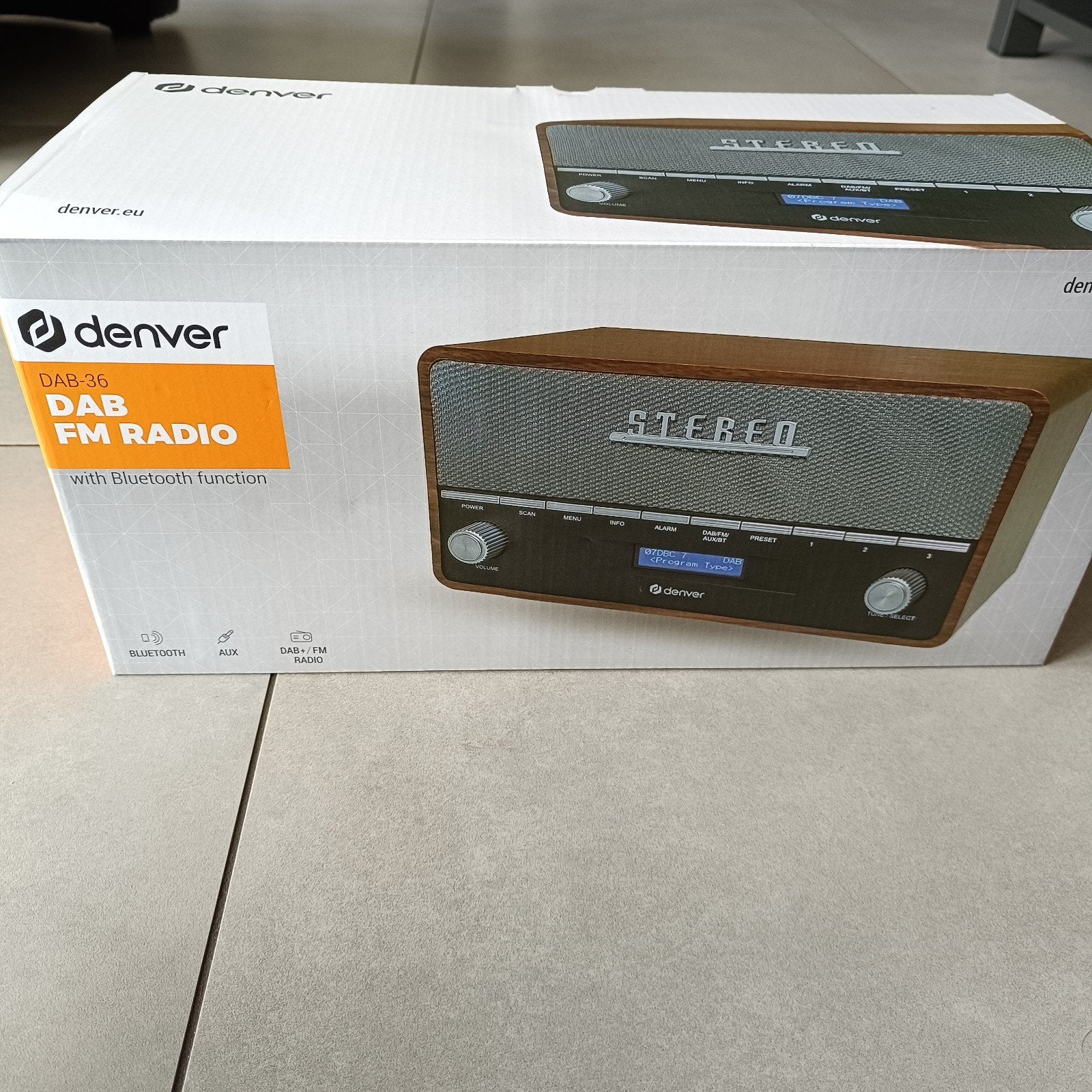 Denver 36 DAB Radio, Ophalen, Zo goed als nieuw, Radio