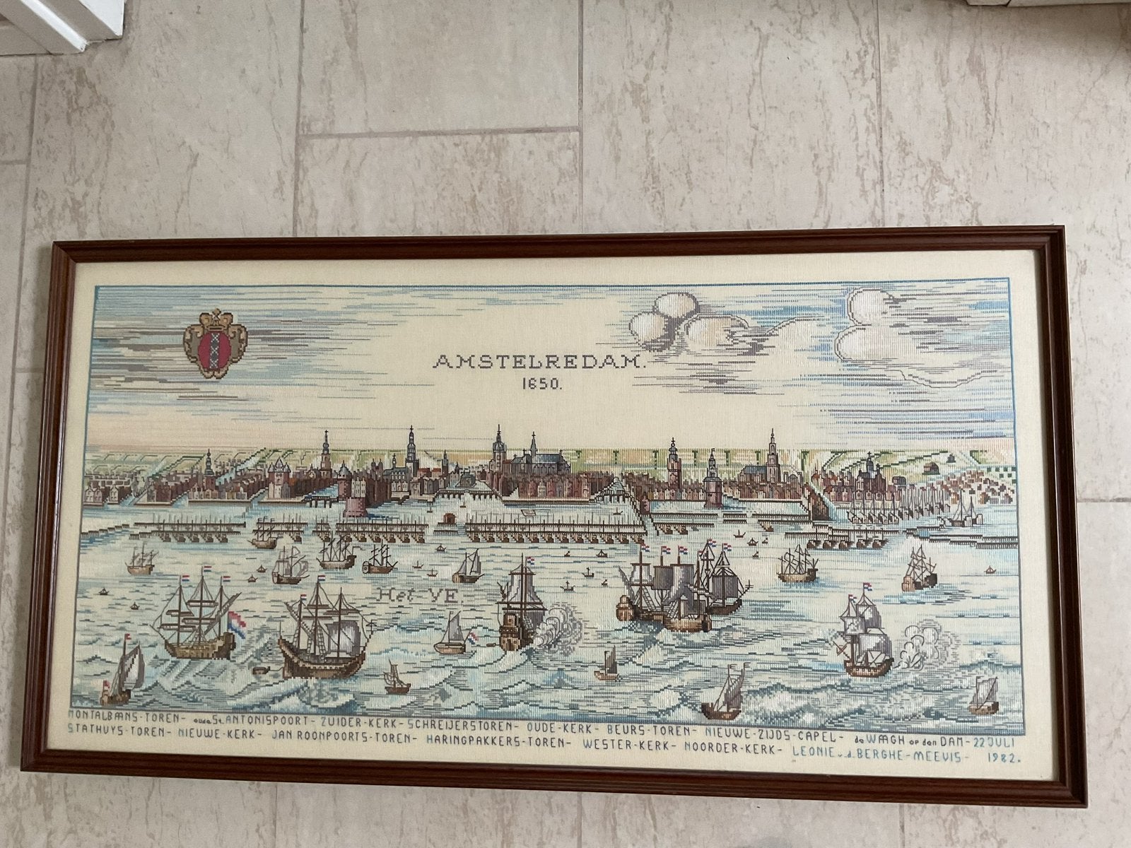 Eva Rosenstand Borduurwerk Amsterdam 1650, Ophalen of Verzenden