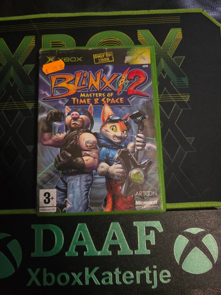 Blinx 2 (geen boekje) - xbox original & Xbox 360, Spelcomputers en Games, Games | Xbox Original, 1 speler, Ophalen of Verzenden