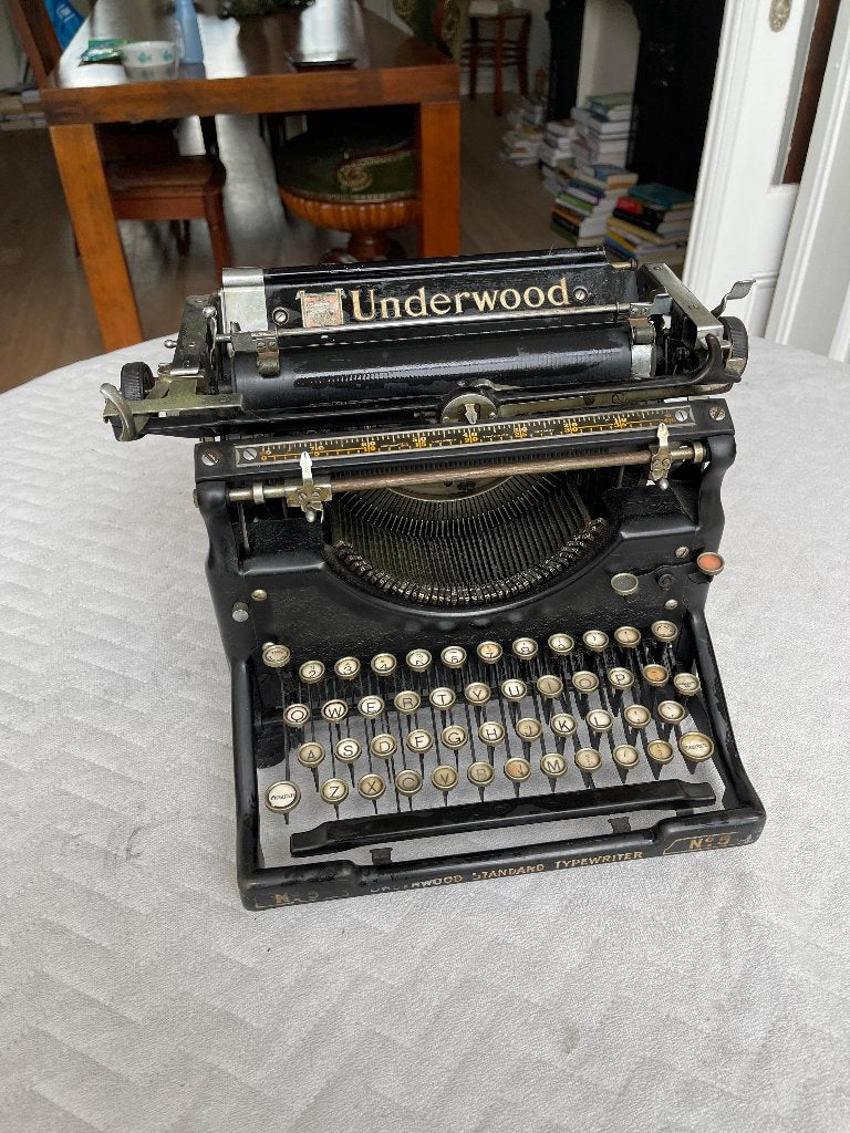 Antieke Underwood Standard Typewriter No. 5, Ophalen