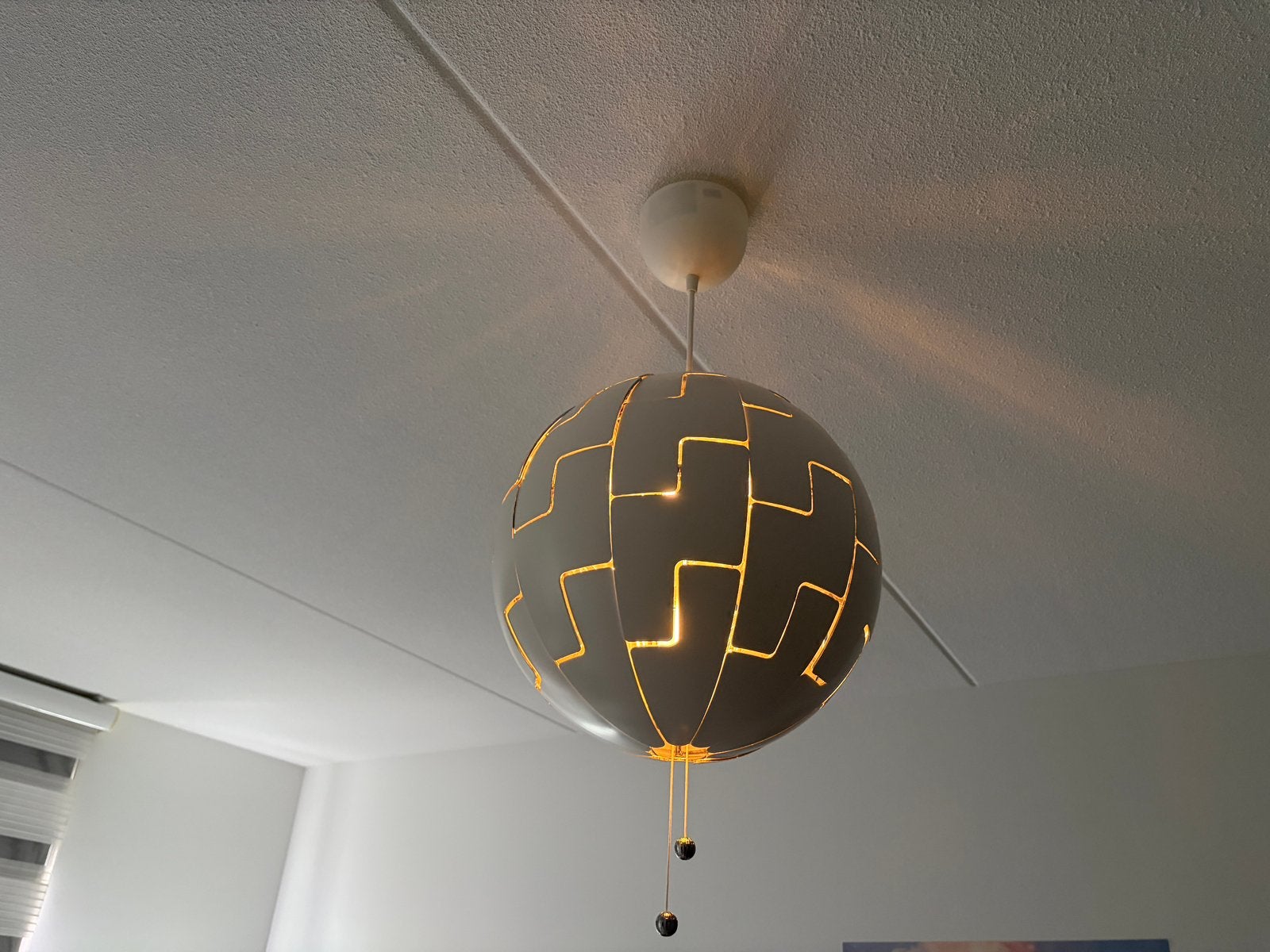 Hanglamp., Huis en Inrichting, Lampen | Hanglampen, Ophalen, Gebruikt, Kunststof