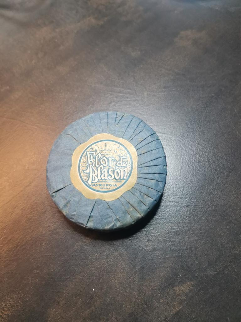 Vintage Flor de Blason zeep van Myrurgia, Spanje, Ophalen of Verzenden