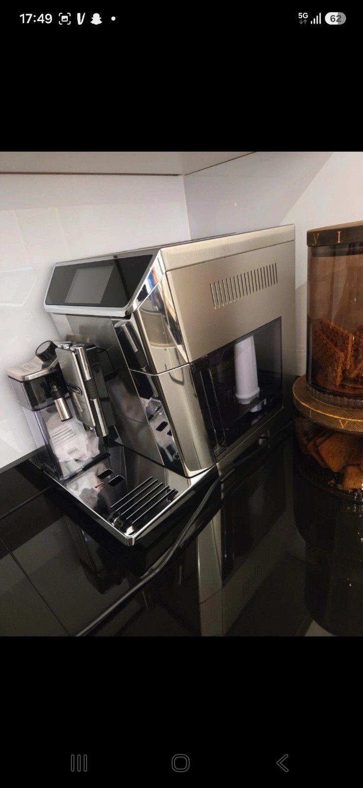 De'Longhi Eletta Explore volautomatische espressomachine, Espresso apparaat, 10 kopjes of meer, Ophalen of Verzenden, Zo goed als nieuw
