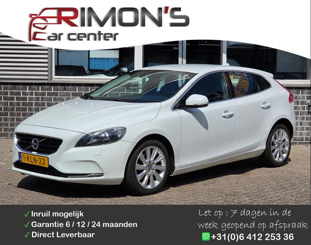 Volvo V40 1.6 T3 Momentum Camera Navi Apk Tm 11-2027, Auto's, Voorwielaandrijving, Gebruikt, 4 cilinders, 150 pk