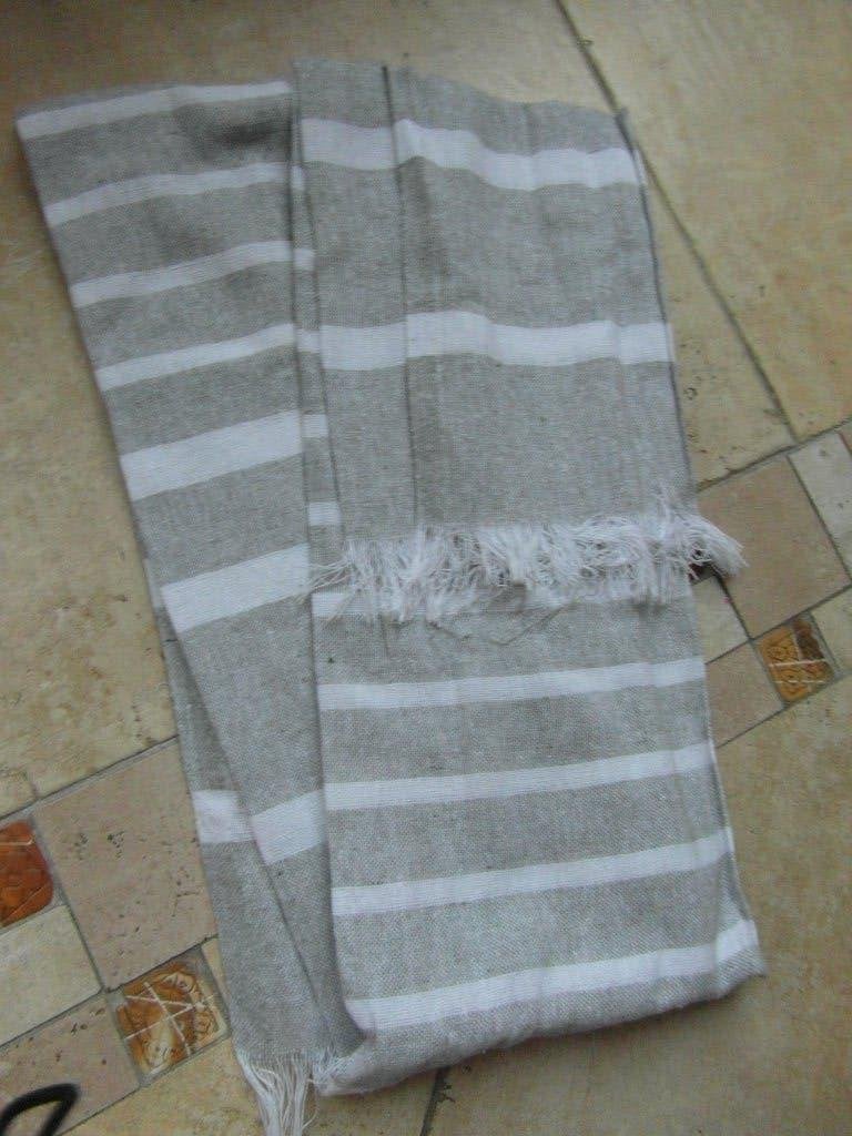 hammamdoek hammam handdoek Nieuw 155  x 70, Ophalen of Verzenden, Nieuw, Grijs, Handdoek