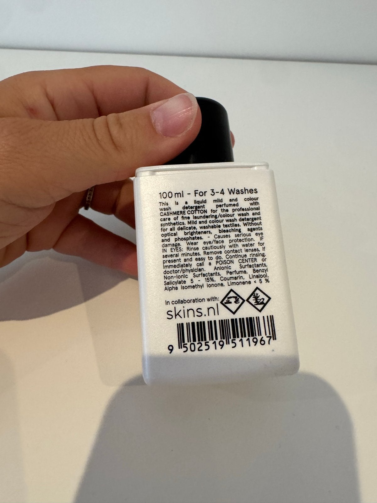 Skins x Fugazzi Cashmere Cotton Wasmiddel 100ml, Ophalen of Verzenden, Nieuw