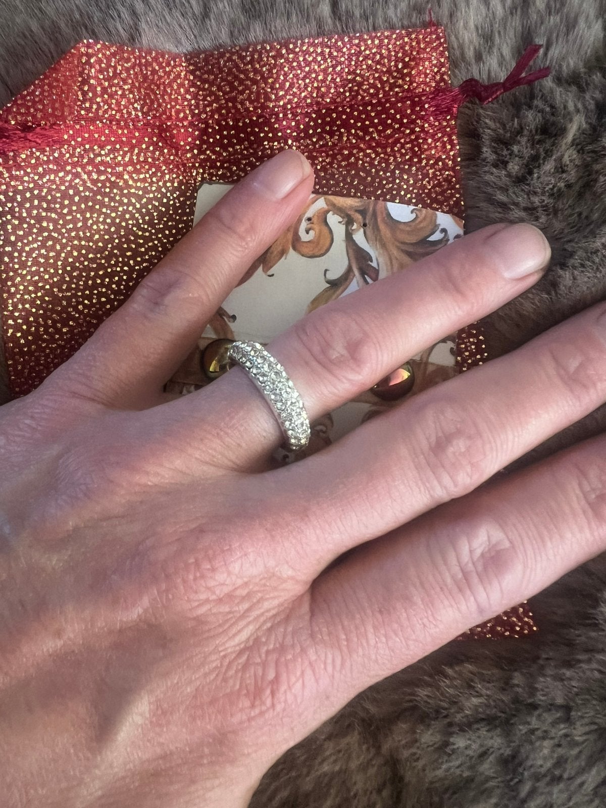Ring, Ophalen of Verzenden, Zo goed als nieuw, 17 tot 18, Dame