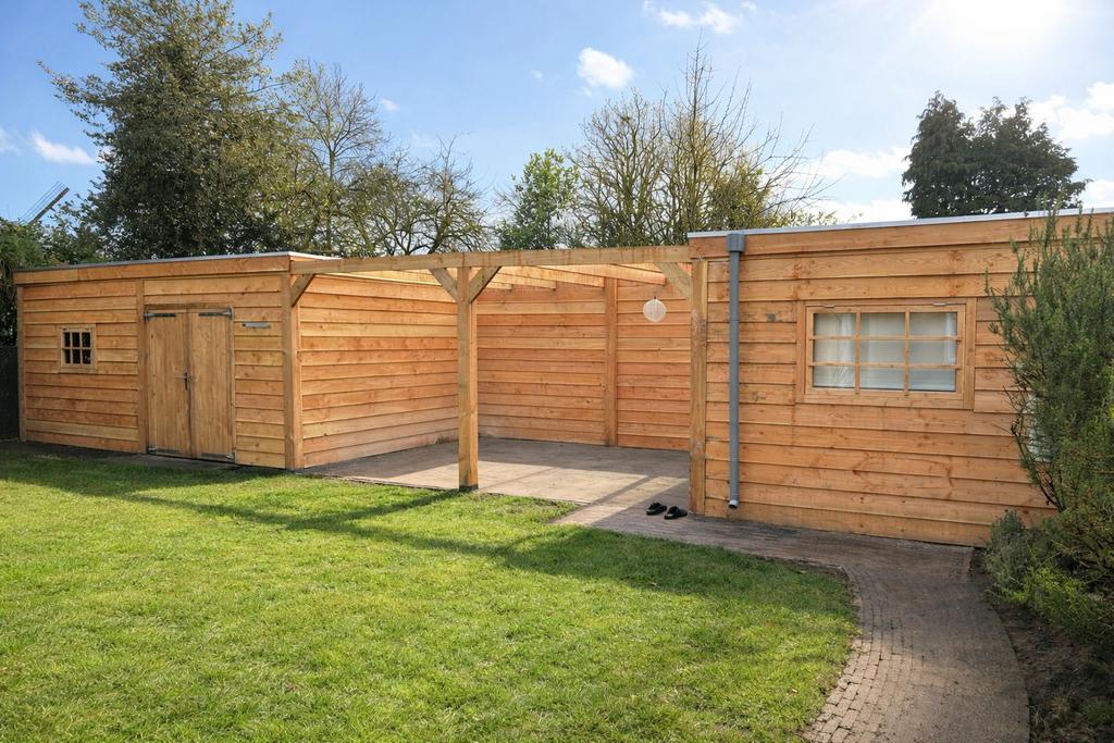 Maatwerk Schuur, Afdak & Pergola, Ophalen of Verzenden, Nieuw, Hout, Overige typen
