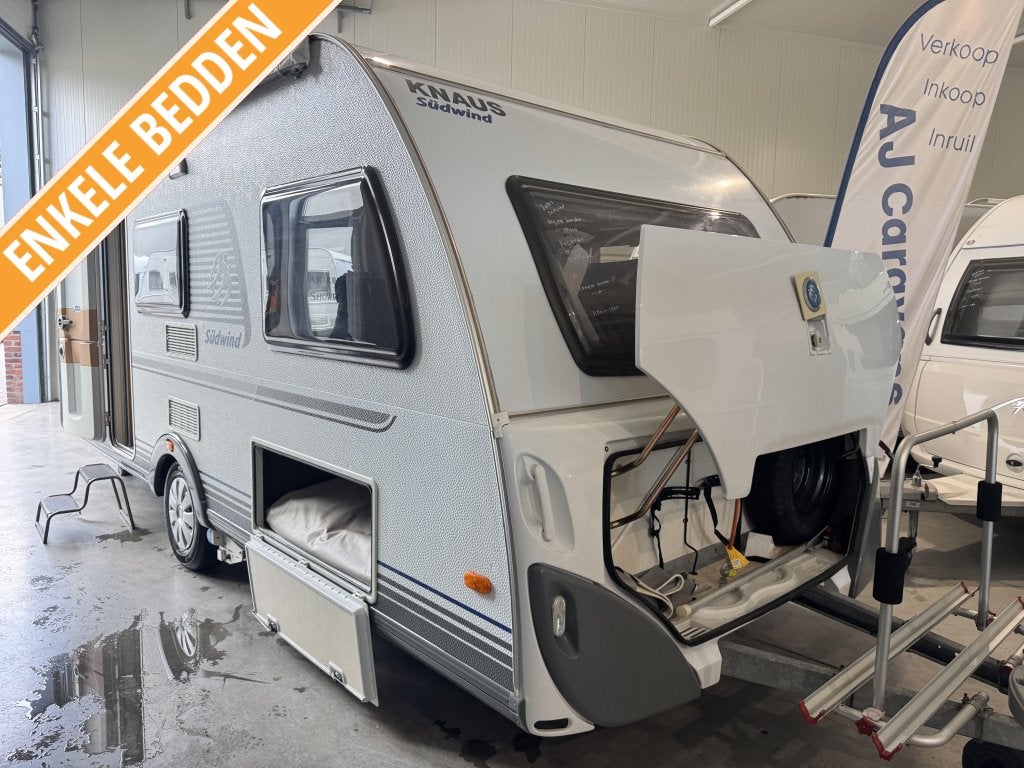 Knaus Sudwind 500 EU / aparte bedden / voortent / mover, Caravans en Kamperen, Caravans, Rondzit, Bedrijf, 5 tot 6 meter, Knaus