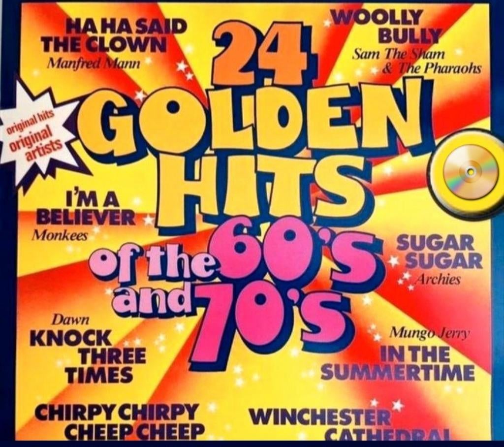 LP  VERZAMEL - 24 Golden Hits Of The 60's & The 70's, Ophalen of Verzenden, Zo goed als nieuw, 12 inch, Pop