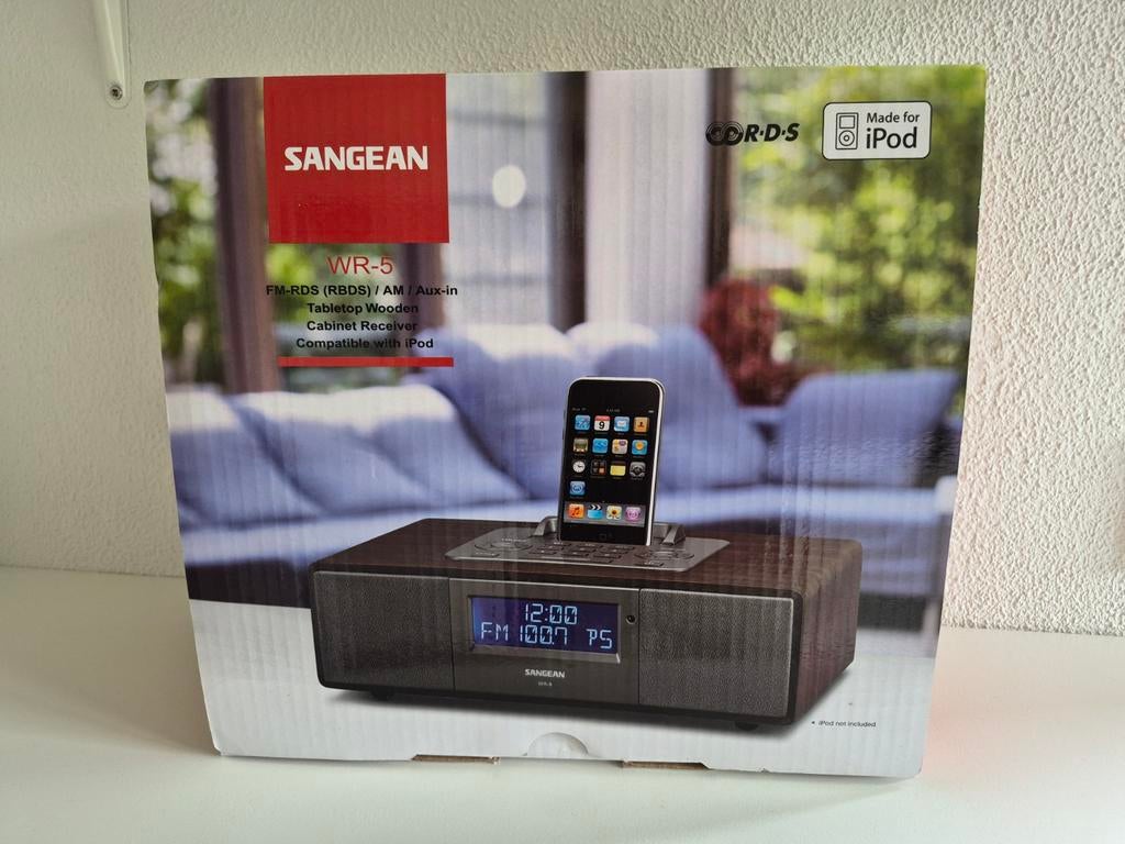 Sangean WR-5 + bluetooth module, Audio, Tv en Foto, Ophalen of Verzenden, Nieuw, Radio
