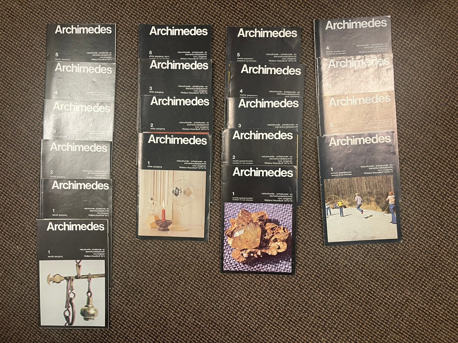 Vintage uitgaven Archimedes 1973 t/m 1977, Ophalen of Verzenden, Zo goed als nieuw, Overige onderwerpen