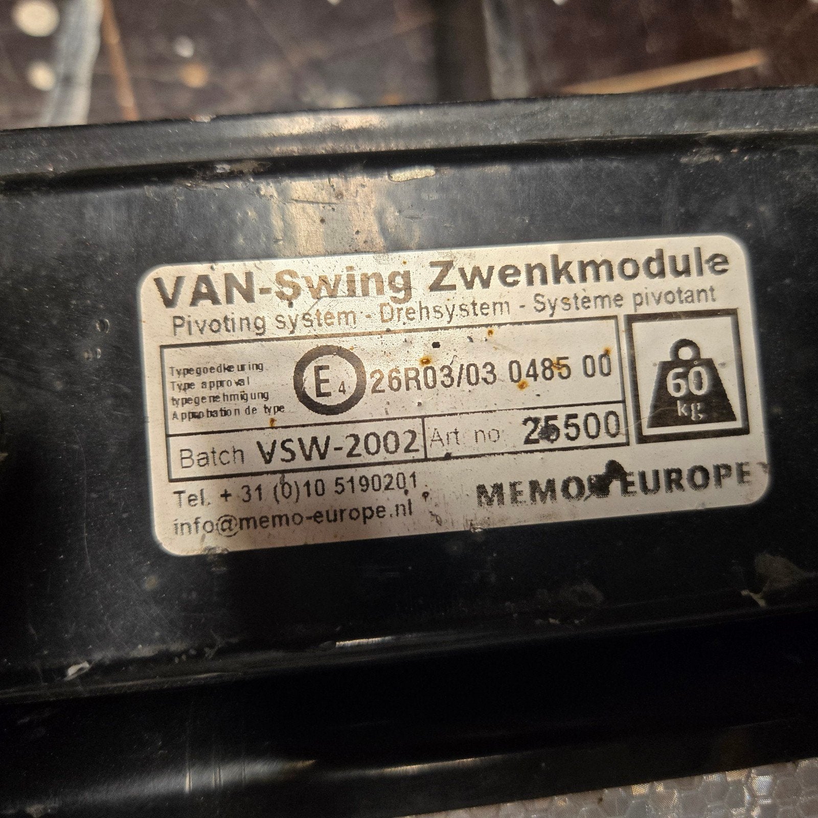 Van-Swing wegdraaiende fietsdrager te koop, Caravans en Kamperen, Camper-accessoires, Ophalen
