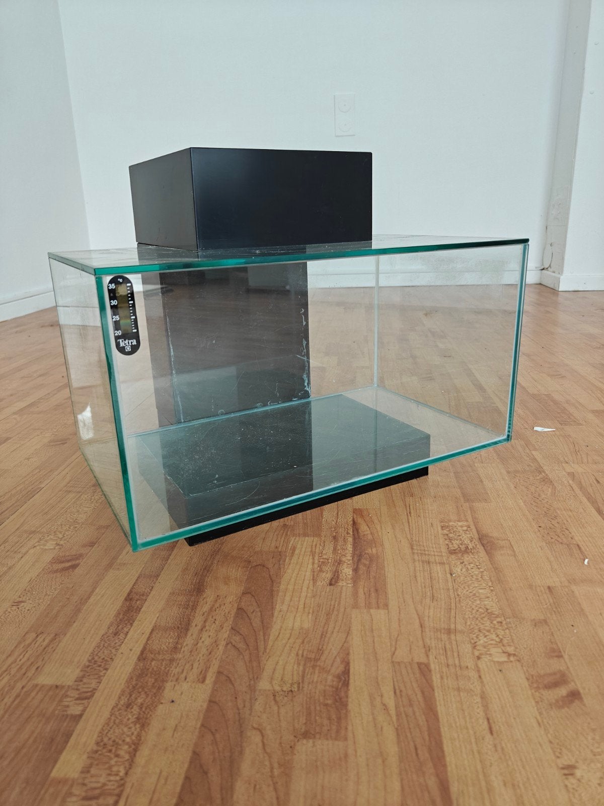 Fluval Edge 23L Zwart Compleet Aquarium – Wegens verhuizing, Dieren en Toebehoren, Vissen | Aquaria en Toebehoren, Ophalen, Zo goed als nieuw