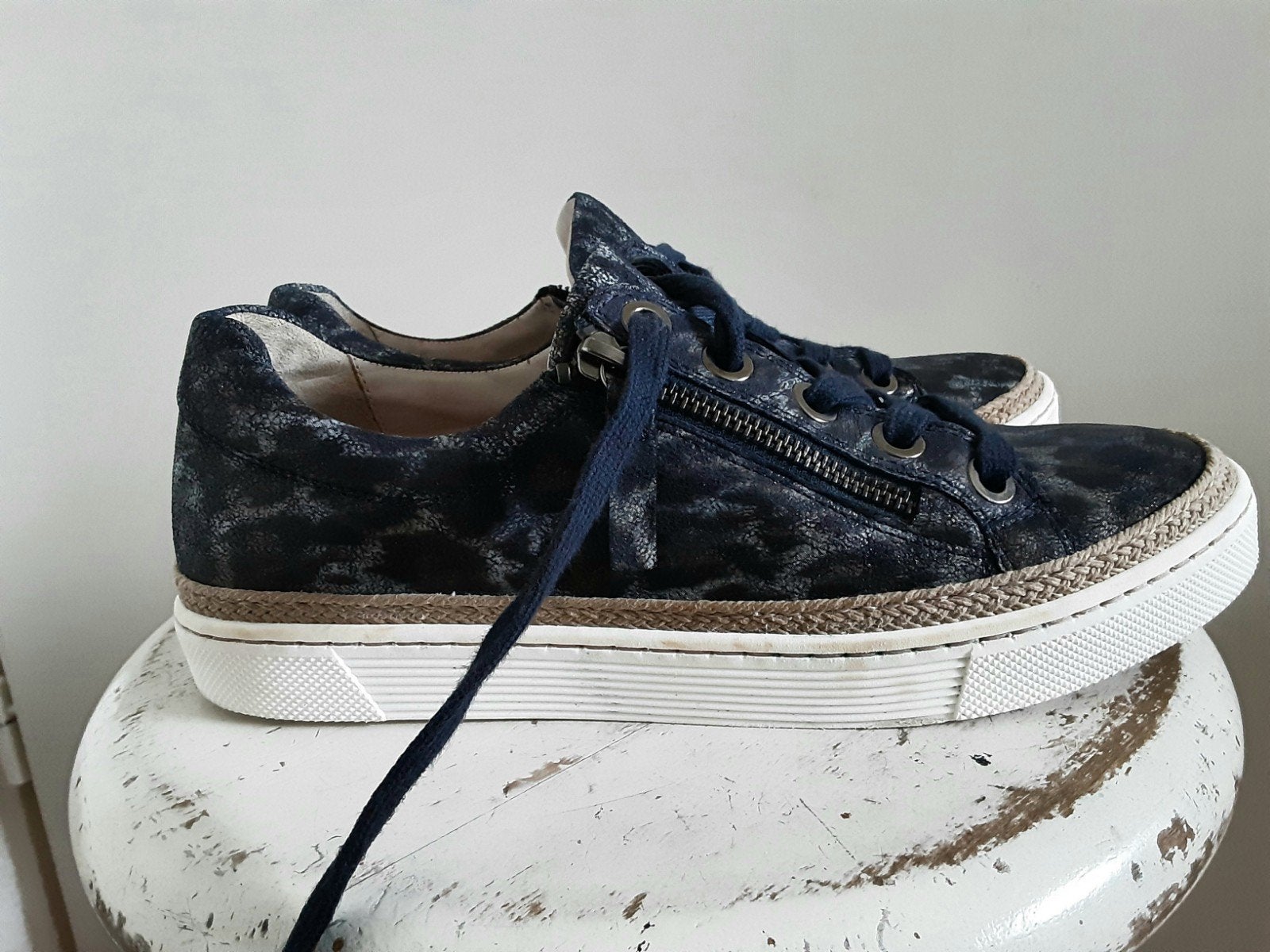 GABOR schoenen sneakers maat 5 (38) G donkerblauw, Blauw, Gabor, Ophalen of Verzenden, Sneakers of Gympen