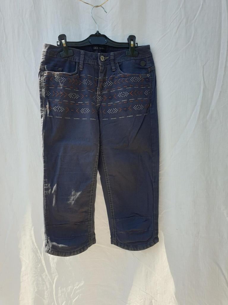 Gave 3/4e broek met sticksel. Mt 34.Merk Didi, Blauw, ., Ophalen of Verzenden, Zo goed als nieuw