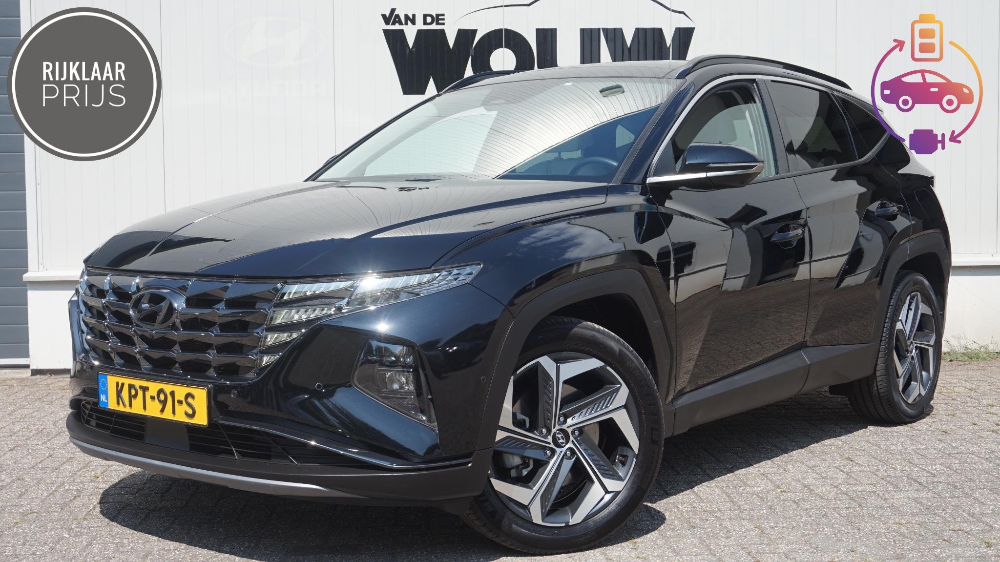 Hyundai Tucson 1.6 T-GDI HEV Premium Sky Panoramadak | Stoel, Auto's, Gebruikt, Euro 6, 4 cilinders, 1650 kg